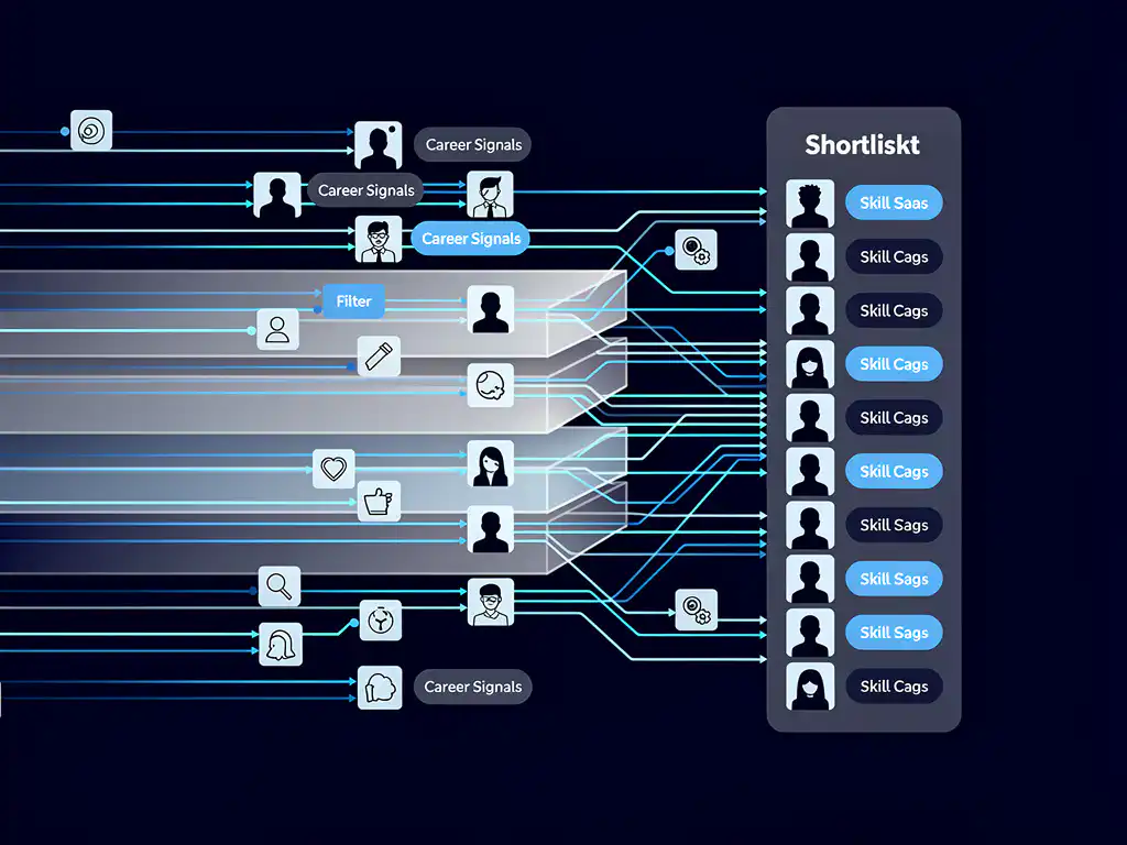 Welke data gebruikt AI talent sourcing om kandidaten te identificeren?